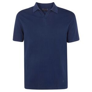 Dondup Men Crepe Cotton F.14 Regular Fit Polo Shirt